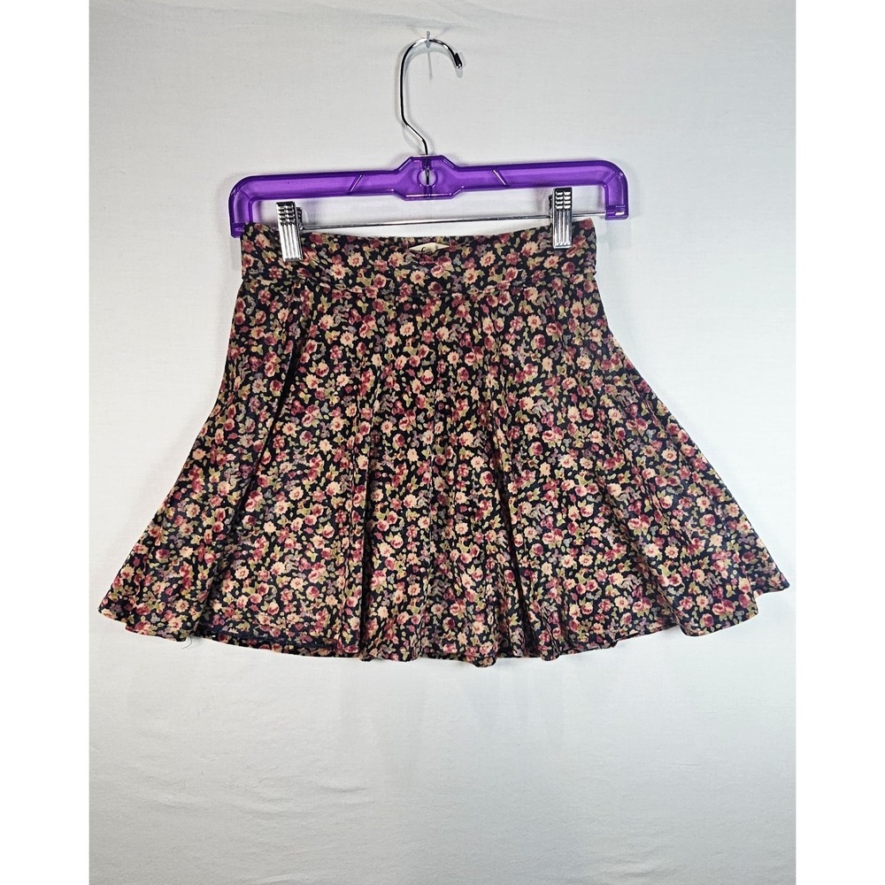 Hollister Floral Skater Skirt Womens‎ Small Cottagecore Skater